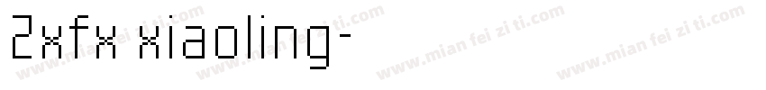 Zxfx xiaoling字体转换